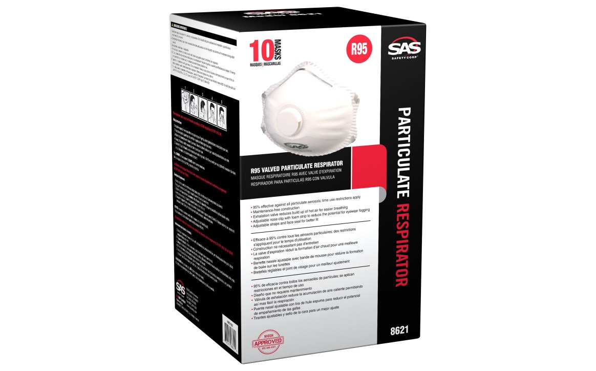 SAS Safety Group | R95 Valved Particulate Respirator - 10PK